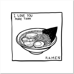 i love ramen Posters and Art